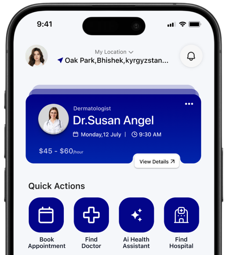 Zenova patient app interface